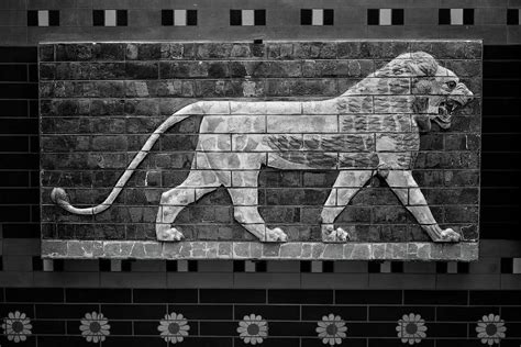 Lion Babylonian Mosaic Of Ishtar Gate Photograph By Artur Bogacki Pixels