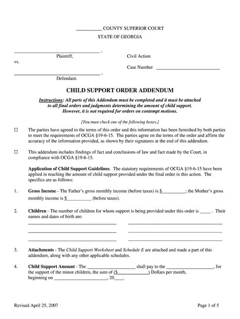 Ga Child Support Login 2007 2024 Form Fill Out And Sign Printable Pdf