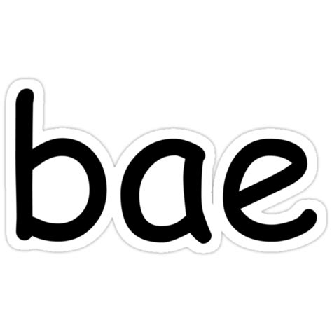 bae stickers by brvndonngo redbubble