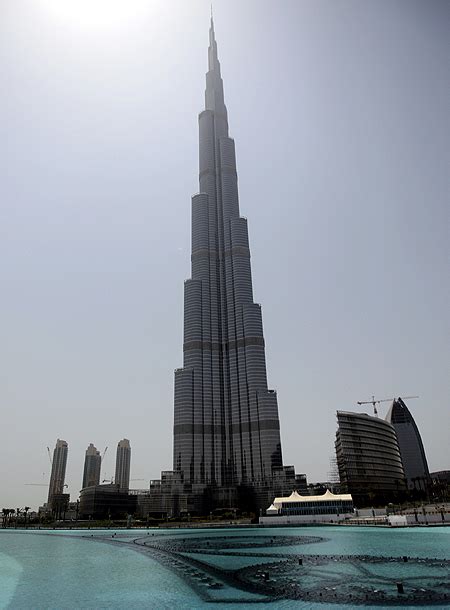 The unbelievable skyline with its turquoise blue sea and warm temperatures new record for the world's tallest building. Tallest buildings in Dubai - Rediff.com Business