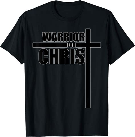 Positive And Encouraging Christian Cross Warrior For Christ