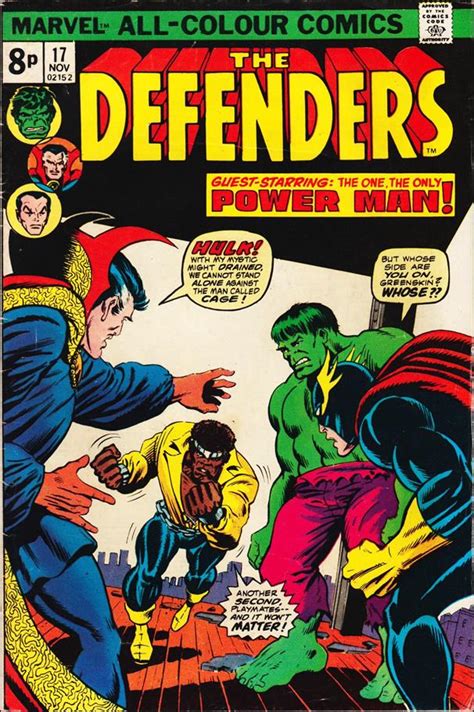 Defenders 17 B Nov 1974 Comic Book By Marvel