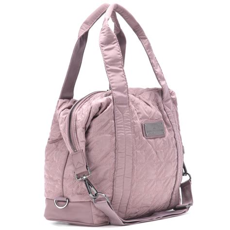 Lyst Adidas By Stella Mccartney Quilted Gym Bag In Pink