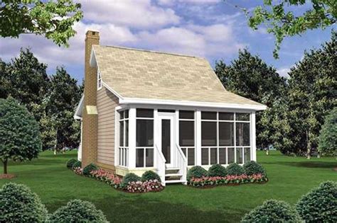 The primary materials are blue pine wood and some other light materials. Country House Plan - 1 Bedrm, 1 Bath - 400 Sq Ft - #141-1076