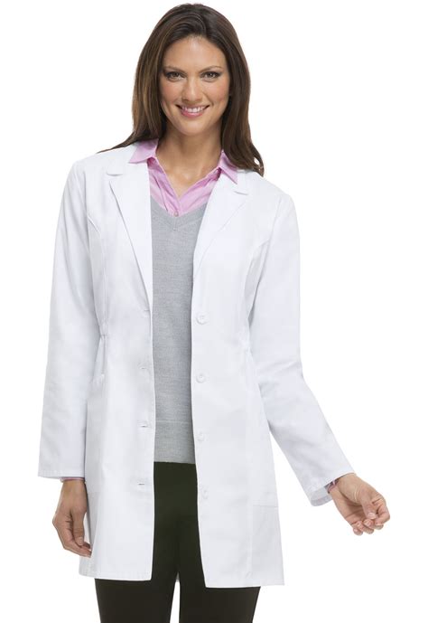 Professional Whites 34 Lab Coat In White 84402 Dwhz From Cherokee
