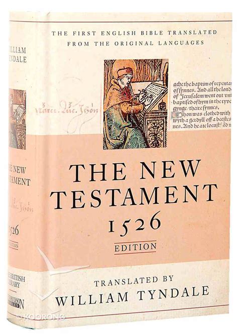 Tyndale New Testament 1526 Edition By William Tyndale Koorong