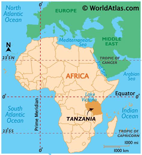 Geography Of Tanzania Landforms World Atlas