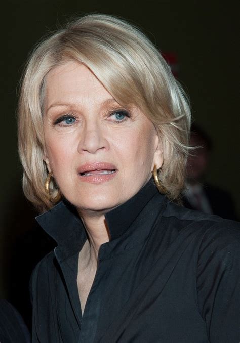 Diane Sawyer Short Bob Hairstyle For Older Women Over 60 Styles Weekly