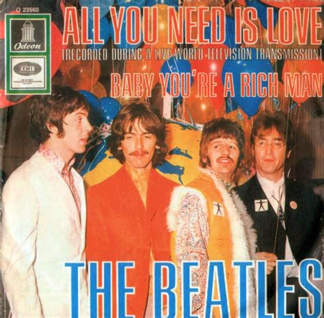 All You Need Is Love Single Artwork Germany The Beatles Bible