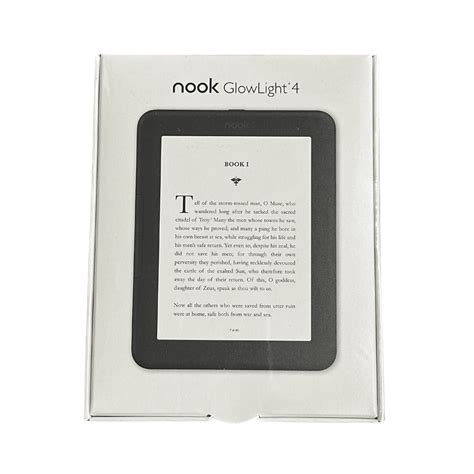 Barnes And Noble Nook Glowlight 4 Ereader 6 Touchscreen 32gb Black