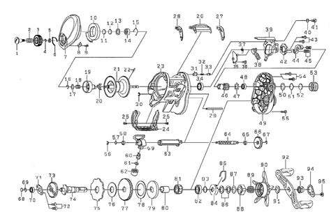 Daiwa Tatula Sv Schematics Most Complete Fishing Reels Schematics