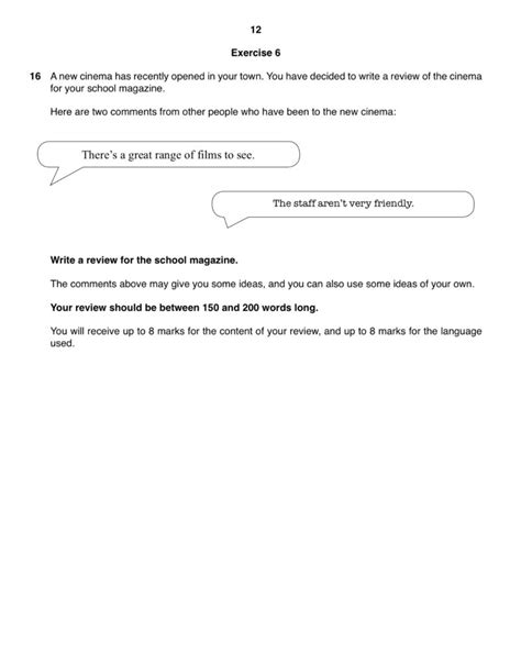 How To Write A Past Paper Review Question In Cambridge IGCSE English As A Second Language