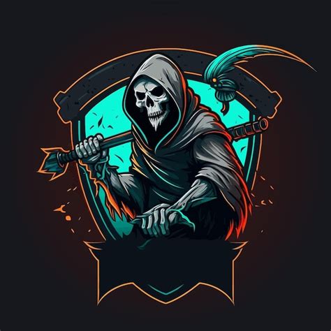 Premium Vector Grim Reaper Esports Mascot Design Gaming Logo