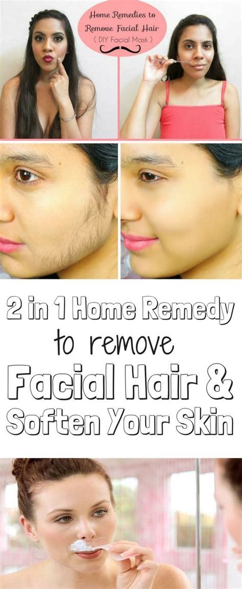 Home Remedy For Facial Hair Removal Permanently How To Remove Facial