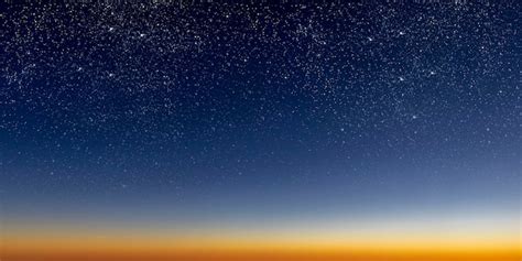 Premium Photo A Beautiful Dawn Of The Sun With Stars Gradient From