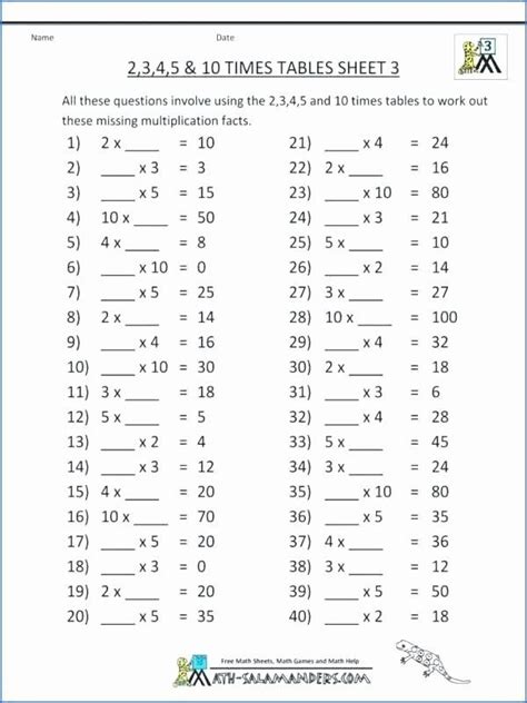 8 Multiplication Worksheets Salamander Worksheets Division Worksheets