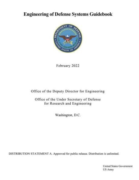 Engineering Of Defense Systems Guidebook February By United States Government Us Army