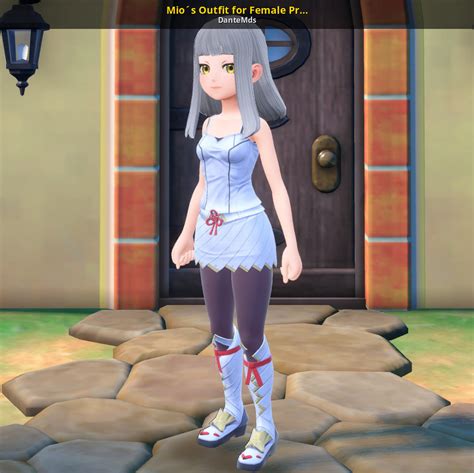 Mio´s Outfit For Female Protagonist [pokemon Scarlet And Violet] [mods]