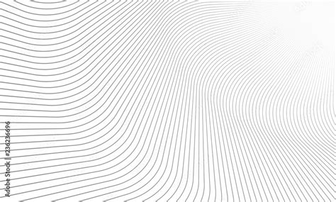 Vector Illustration Of The Pattern Of Gray Lines On White Background