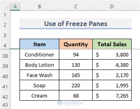 How To Repeat Rows At Top In Excel 3 Suitable Ways