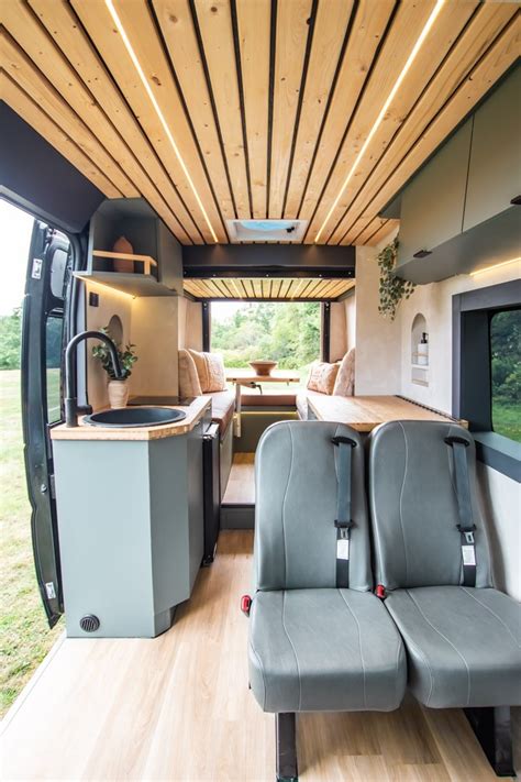Converted Promaster Van Has A Clever Design Includes An Elevator Bed