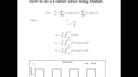 How To Compute Fourier Coefficients Solved Determine The Fourier