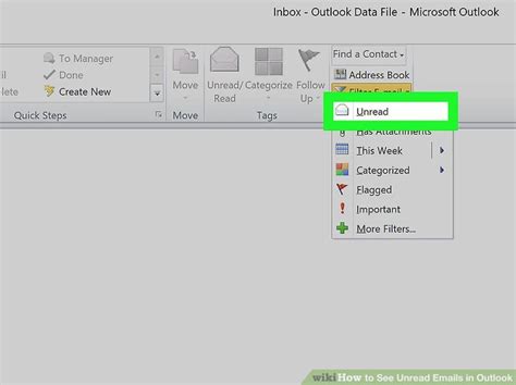 How To See Unread Emails In Outlook 8 Steps With Pictures