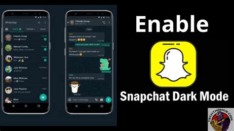 How To Get Dark Mode On Snapchat Android Ios Tech Thanos