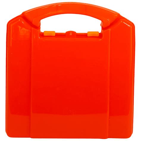 aerocase small orange neat plastic case aero healthcare