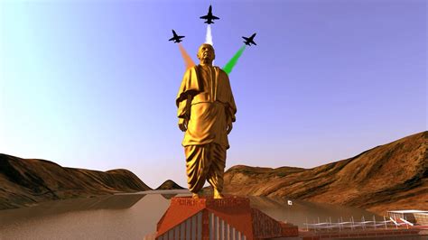 Statue Of Unity Of Sardar Vallabhbhai Patel Dd News