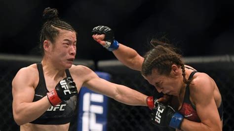 This is what zhang weili did to joanna jedrzejczyk's face ? Gilbert Burns and Justin Gaethje Awarded With the Best UFC ...