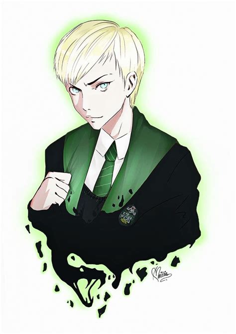 Malfoy Harrypotter Anime Manga Fanart Dracomalfoy Draco