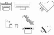 piano cad autocad drawing blocks block side elevation 2d cadbull musical instrument description