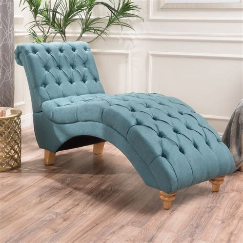 › lounge chairs › upholstered. Don Fabric Chaise Lounge | Tufted chaise lounge, Furniture ...