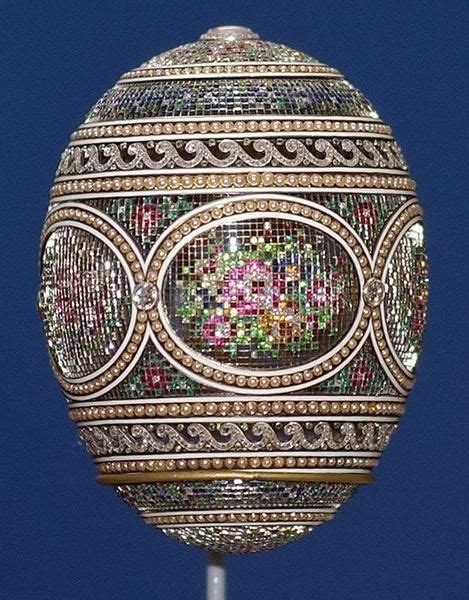 The 1914 Faberge Mosaic Egg One Of Four Faberge Eggs Among The Royal
