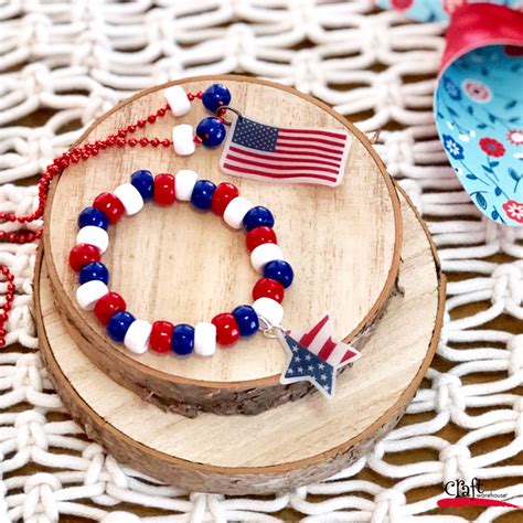 4th Of July Shrinky Dink Jewelry Craft Warehouse