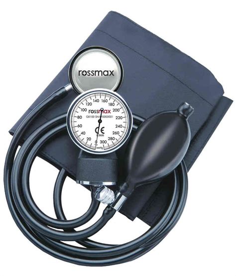Rossmax Gb 102 Upper Arm Manual Blood Pressure Monitor D Ring Cuff