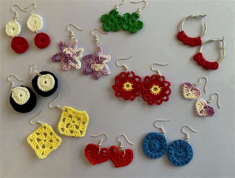 10 Easy Crochet Earrings All Free Patterns Love To Stay Home