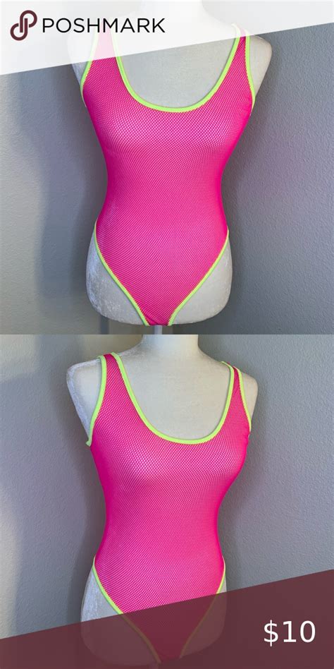 Neon Bodysuit Neon Bodysuit Bodysuit Neon Pink