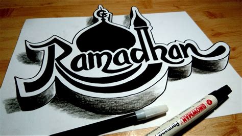 Last updated on march 30, 2020 by tongkrongan islami. Cara menggambar MARHABAN YA RAMADHAN 3D - Poster Ramadhan - YouTube