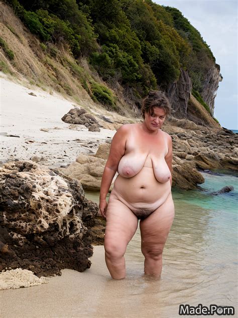 Ssbbw Beach Nipples Gigantic Boobs Big Tits Tan Lines Created By Ai Fake Girls Pics