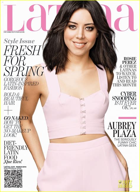 Aubrey Plaza Bares Midriff For Latina Magazine March Issue Photo Aubrey Plaza