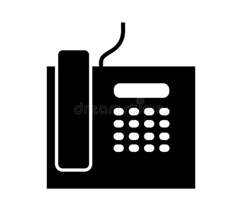 Office Phone Icon Illustrated Stock Illustrations 99 Office Phone