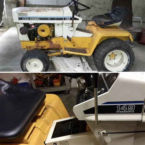 Ih Cub Cadet Whiteyellow Spray Paint Ih Cub Cadet Tractor Forum