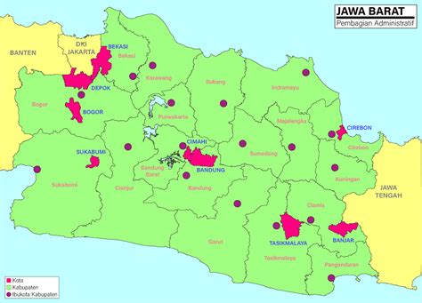 Posisi geografis kabupaten indramayu yang berbatasan dengan laut jawa di bagian utara menjadikan kabupaten indramayu. Daftar kabupaten dan kota di Jawa Barat - Wikipedia bahasa ...