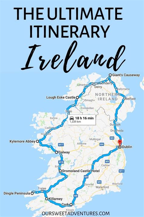 The Ultimate Itinerary For 7 Days In Ireland A First Timers Guide Ireland Road Trip