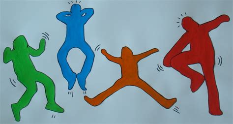 Ráliser une oeuvre à la manière de keith haring. A la manière de Keith Haring - Les écoles maternelle et ...