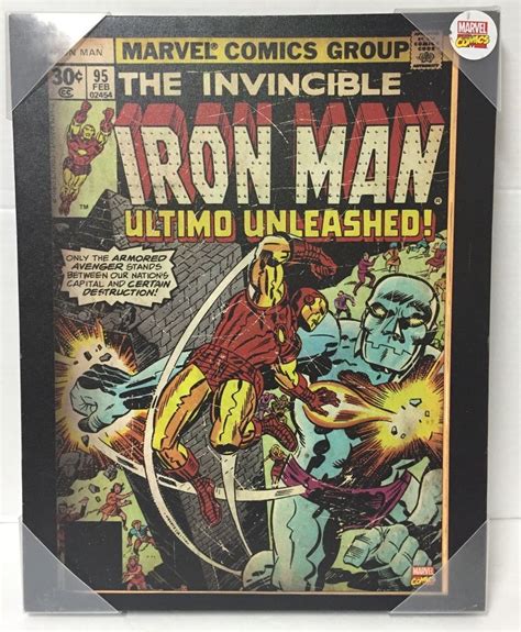 Marvel Comics The Incredible Iron Man Ultimo Unleashed Canvas Art Decor