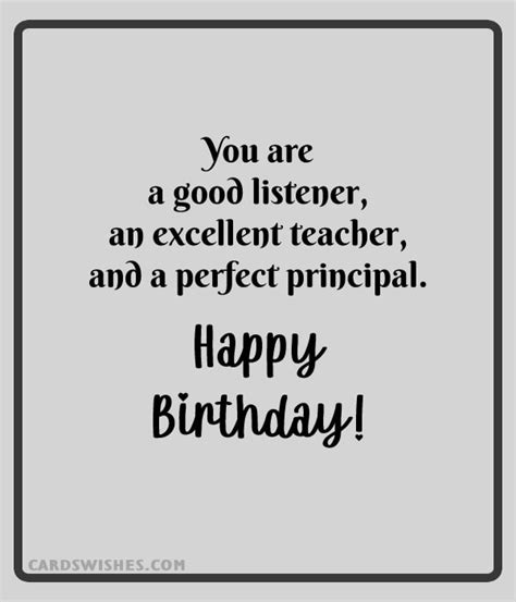 Birthday Wishes For Principal Top 50 Messages