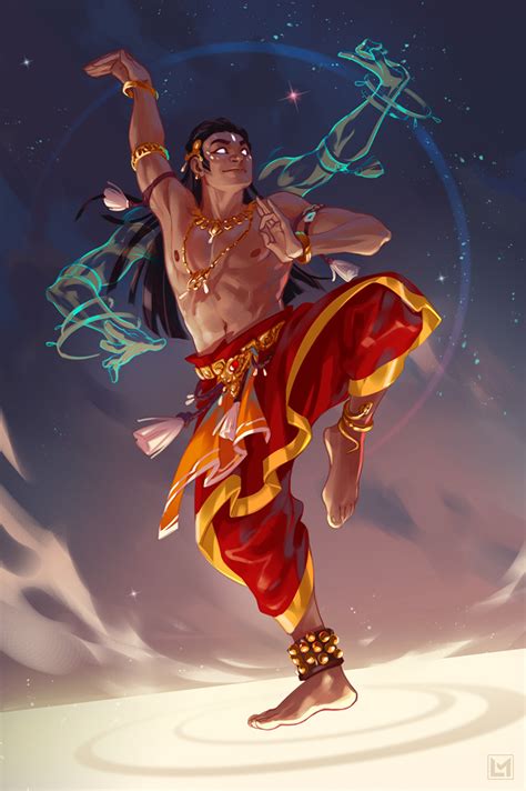 ArtStation Indian Dancer Lifeless Mech God Illustrations